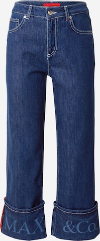 MAX&Co. Wide leg Jeans in Blauw: voorkant