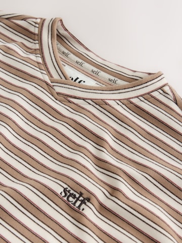 self. Shirt in Braun