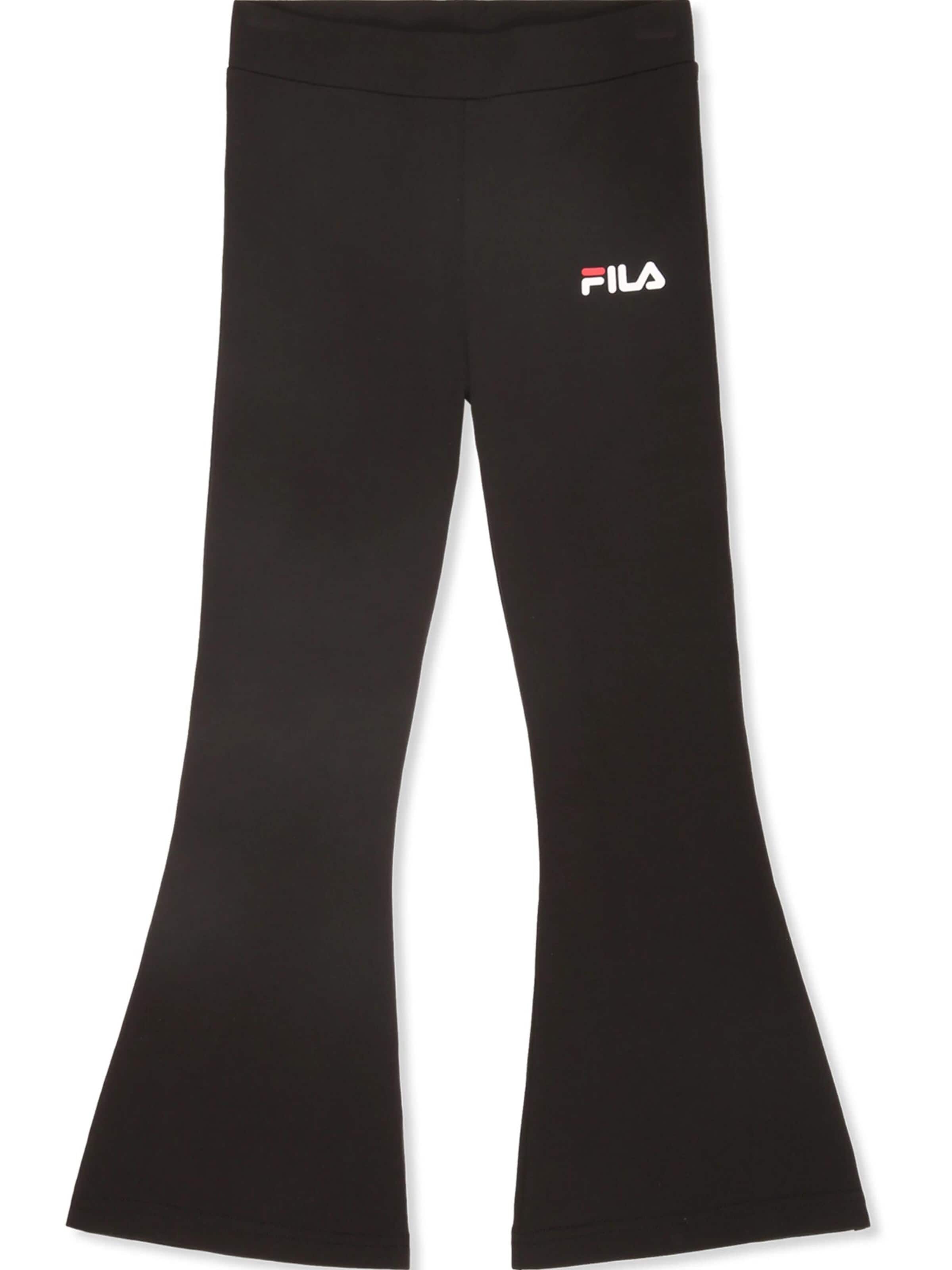 FILA Flared Leggings 'OTTINI flared leggings' in Zwart: voorkant