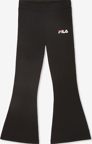 FILA Flared Leggings 'OTTINI flared leggings' in Zwart: voorkant