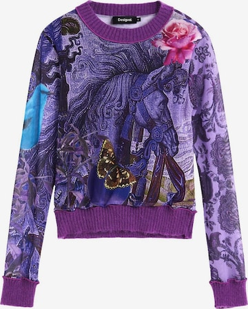 Desigual Shirt 'M. C. Lacroix' in Lila: voorkant