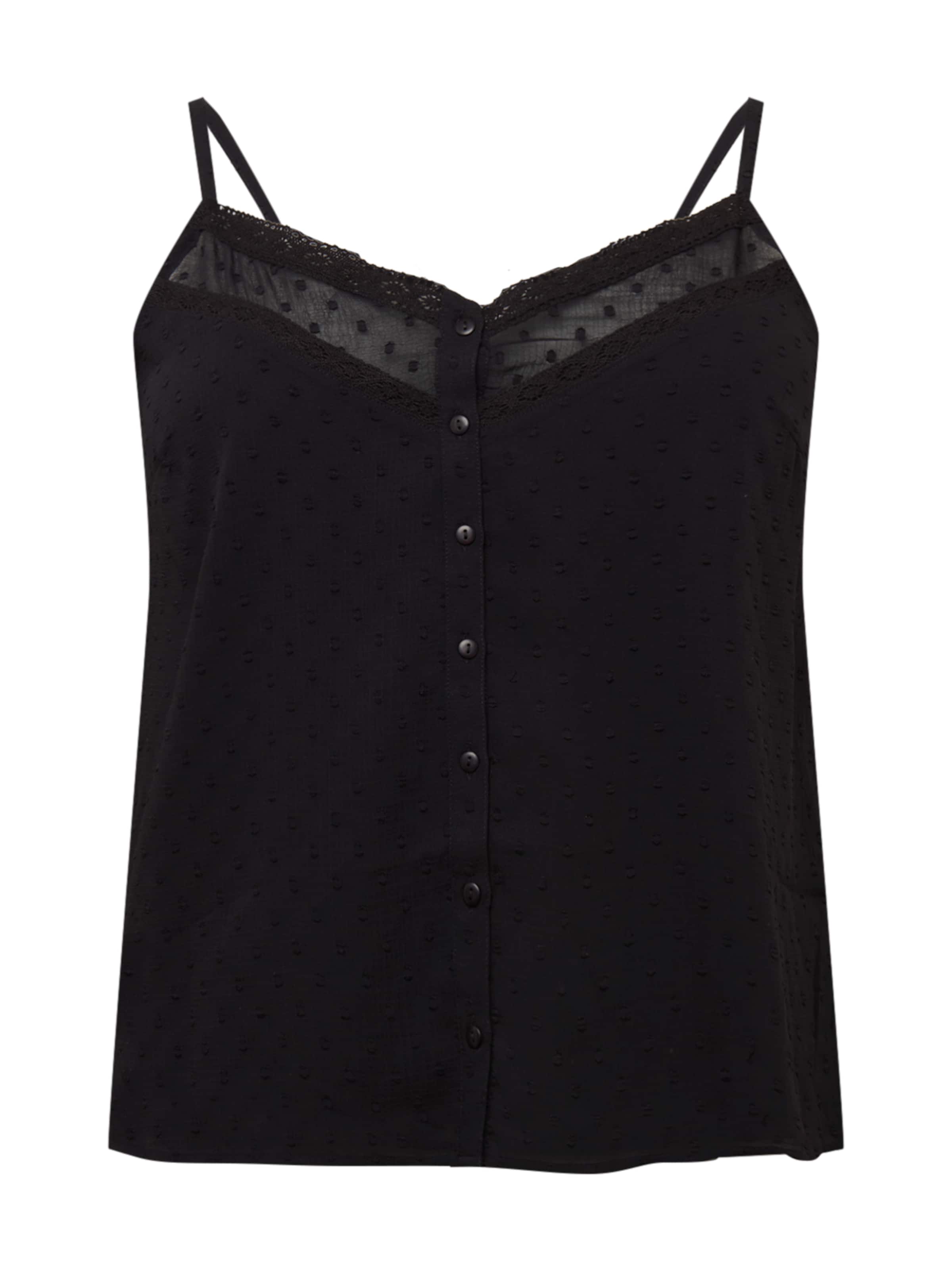 ABOUT YOU Curvy Top 'Tania' in Schwarz: Vorderseite