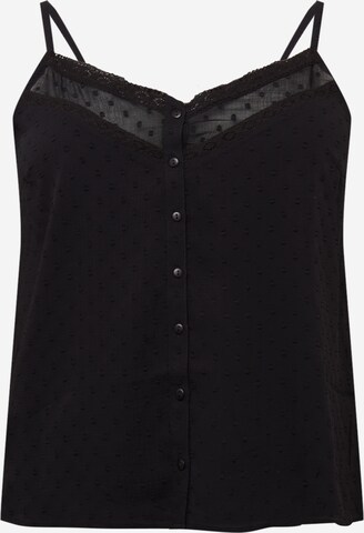 ABOUT YOU Curvy Top 'Tania' in Black: front