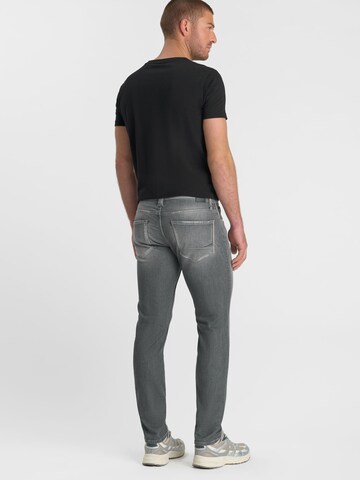 Le Temps Des Cerises Slimfit Jeans '700/11' in Grijs