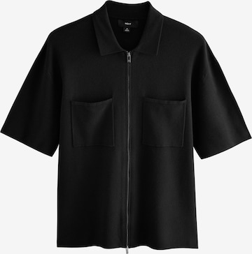 juoda Next Patogus modelis Marškiniai: priekis