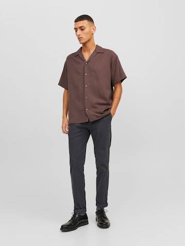 JACK & JONES Slimfit Παντελόνι τσίνο σε μαύρο