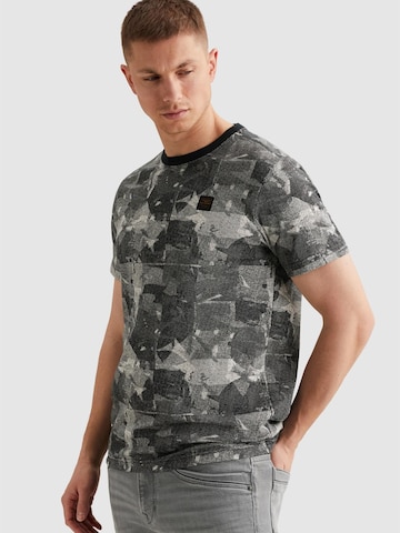T-Shirt 'T-shirt in jersey with allover print' PME Legend en blanc : devant