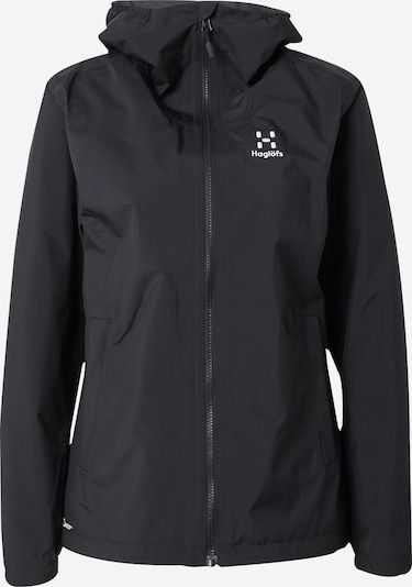 Haglöfs Куртка в спортивном стиле 'Korp Proof' в Черный / Белый, Обзор товара
