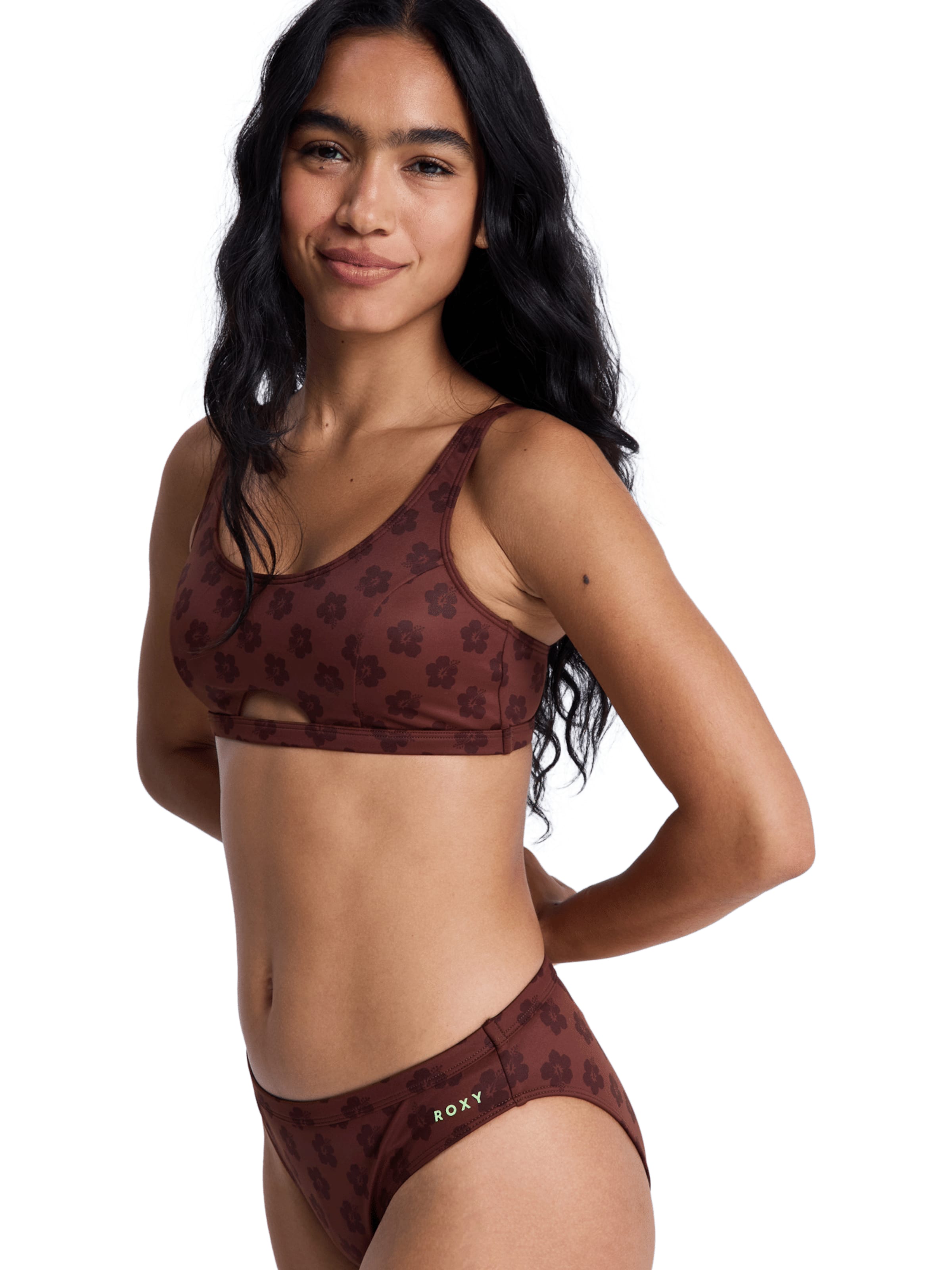 ROXY Bustier Bikinitop 'Pro' in Bruin