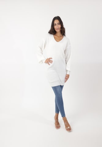 Elara Sweater in White