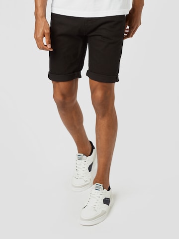 INDICODE JEANS Regular Jeans Shorts in Schwarz: predná strana