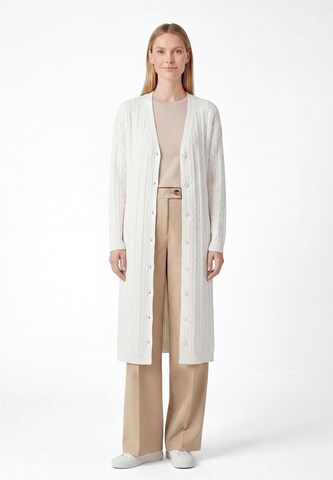 usha WHITE LABEL - Abrigo de punto en blanco: frente