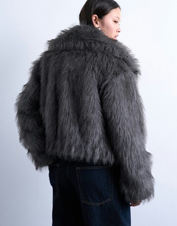 TOPSHOP Демисезонная куртка 'JULIAN' в Серый