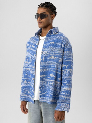 Dandalo Comfort fit Button Up Shirt 'Daniel' in Blue