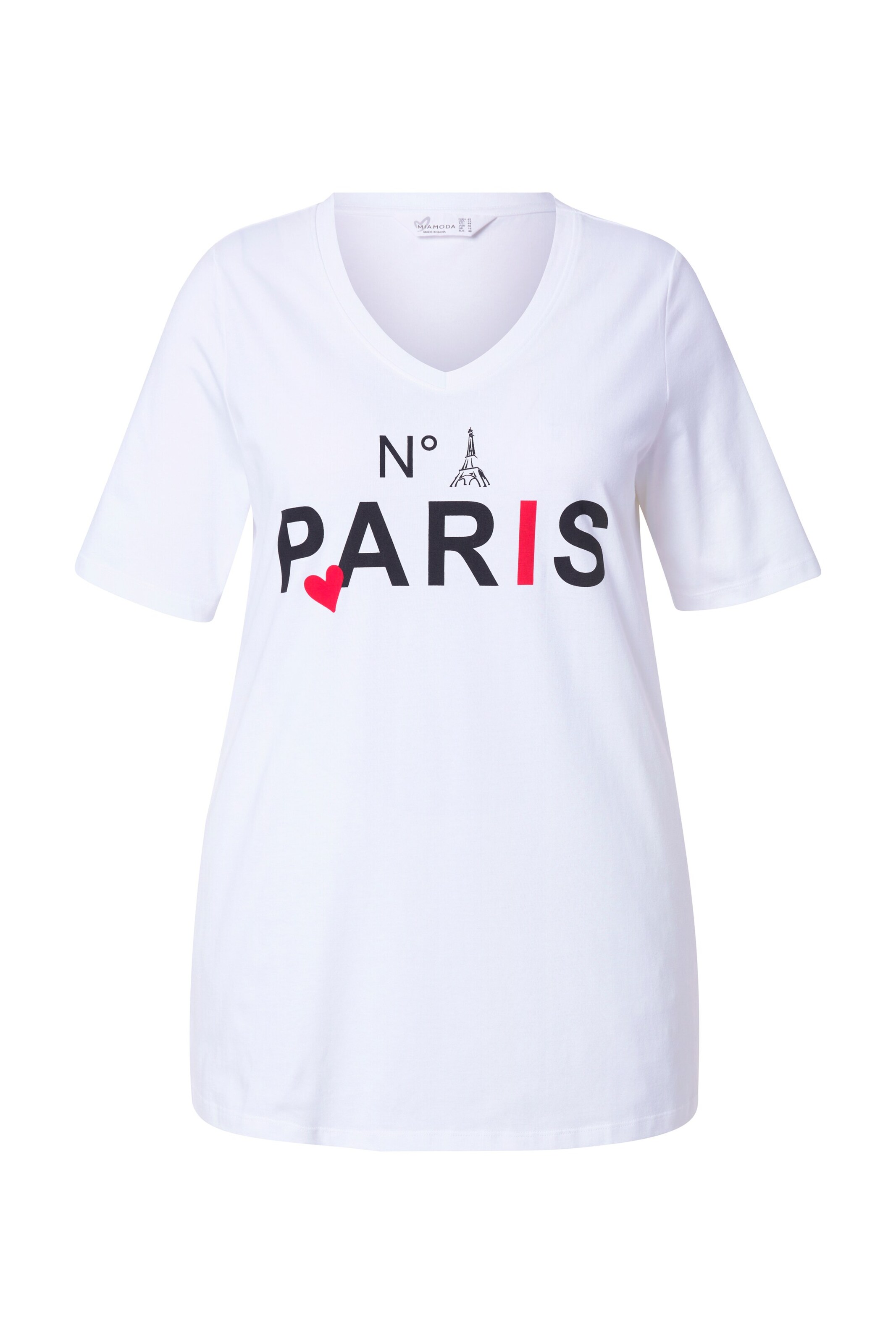 MIAMODA Shirt in Wit: voorkant