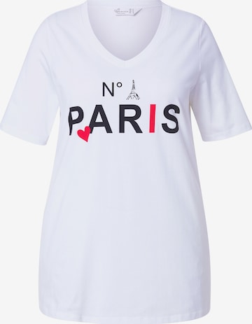 MIAMODA Shirt in White: front