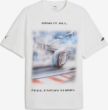 PUMA Funktionsshirt 'F1® Tyre' in Weiß: Vorderseite