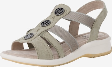 JANA Sandals in Green: front