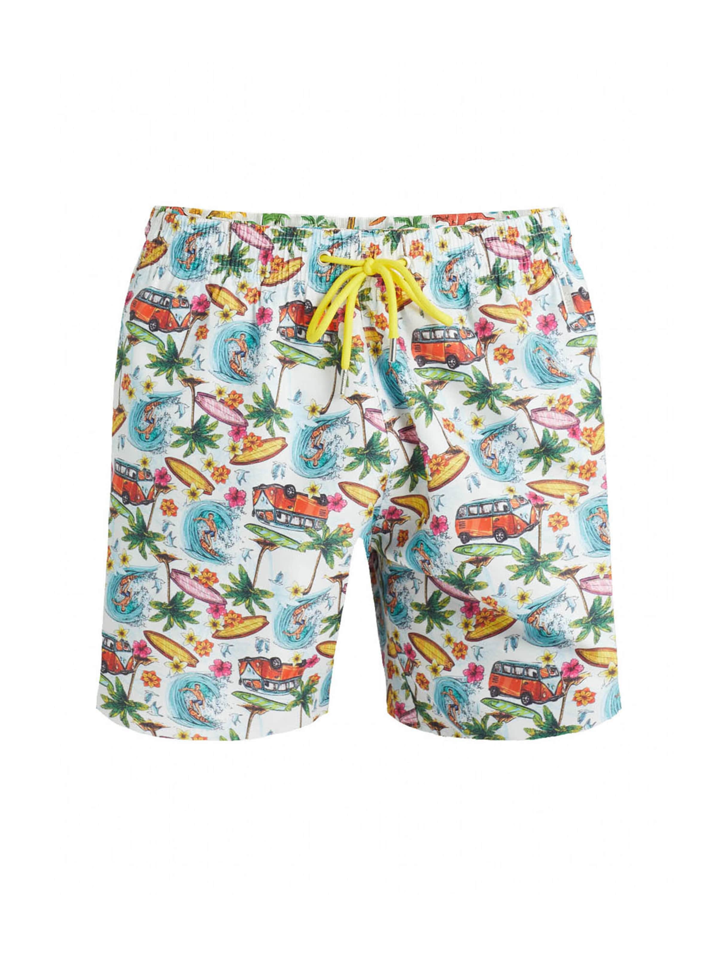 Blackspade Zwemshorts ' Surf mit kurzem Bein ' in Gemengde kleuren: voorkant