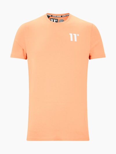 11 Degrees T-Shirt 'CORE' en pêche, Vue avec produit