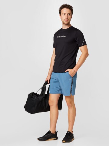 Calvin Klein Sport Regular Sportbroek in Blauw