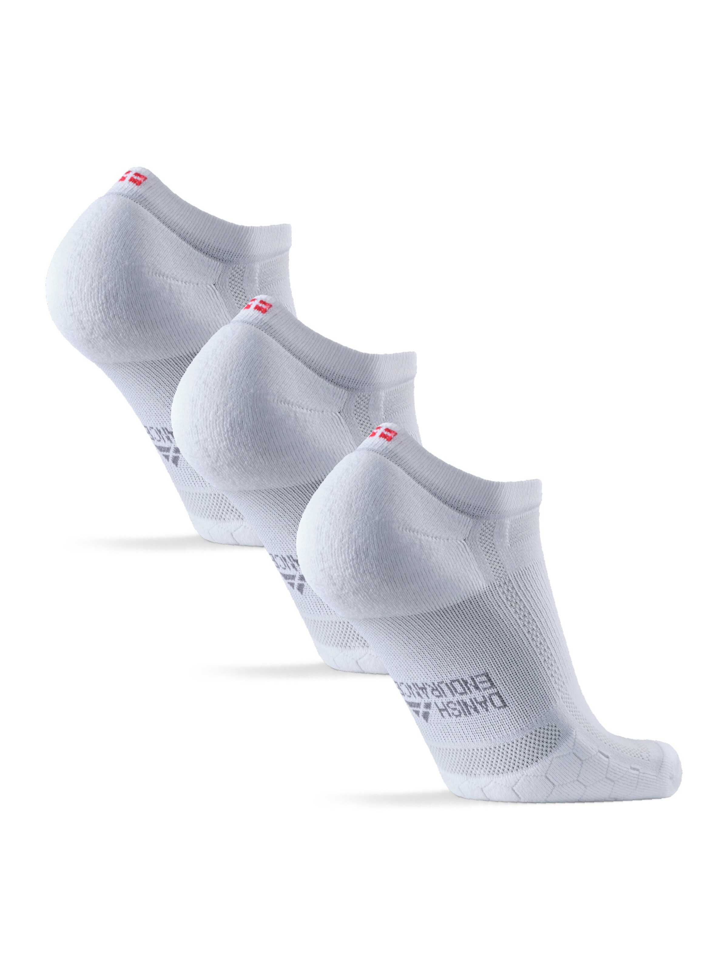 Chaussettes 'Long Distance Low' DANISH ENDURANCE en gris