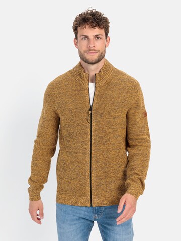CAMEL ACTIVE Gebreid vest in Beige: voorkant