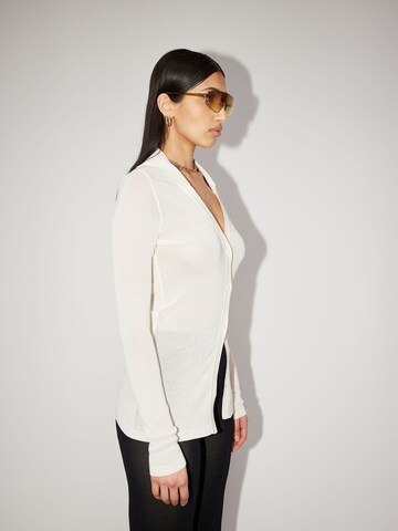 Cardigan 'Lanea' LeGer by Lena Gercke en blanc