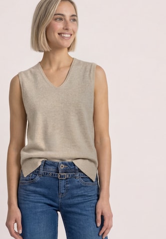 STREET ONE Sweater in Beige: front