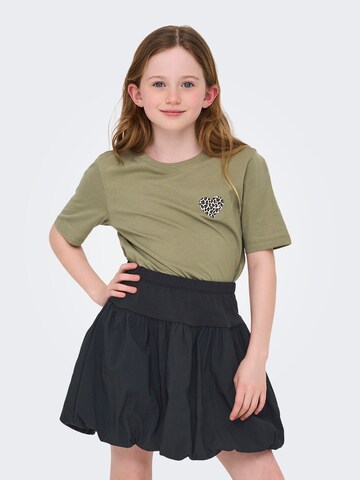 T-Shirt 'KOGREX' ONLY GIRLS en vert : devant