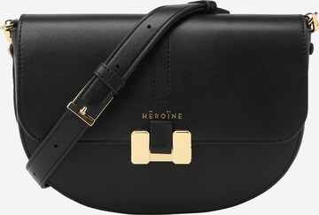 Maison Hēroïne Crossbody Bag 'Anouk' in Black: front