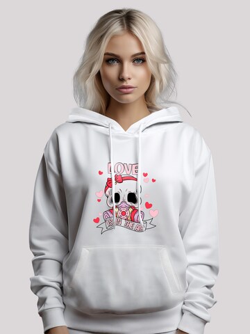 F4NT4STIC Sweater 'Anti Valentinstag Love Is In The Air' in White