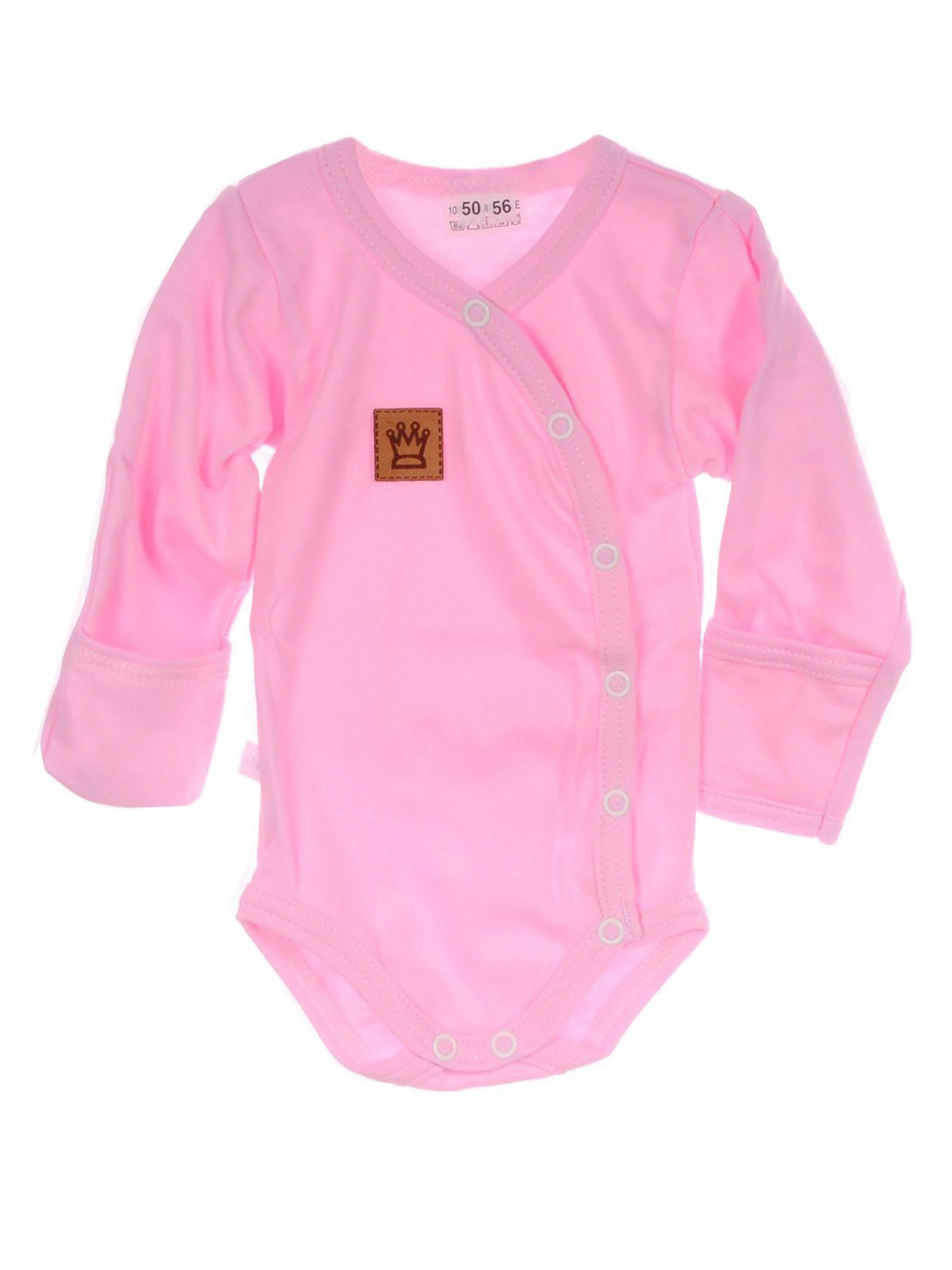 La Bortini Strampler/Body‌‌‌ in Pink: Vorderseite