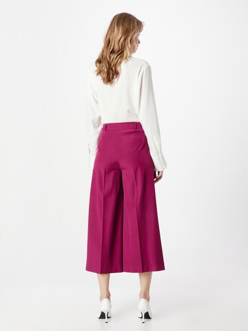 Wide Leg Pantalon à plis COMMA en rose