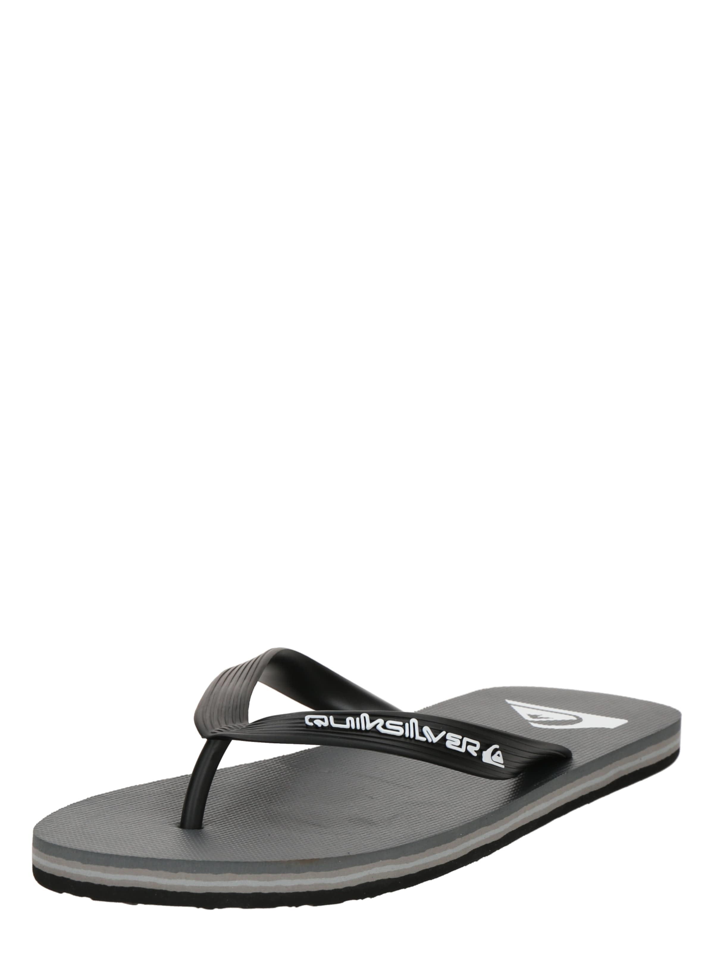 QUIKSILVER Teenslippers 'Molokai Core' in Grijs: voorkant