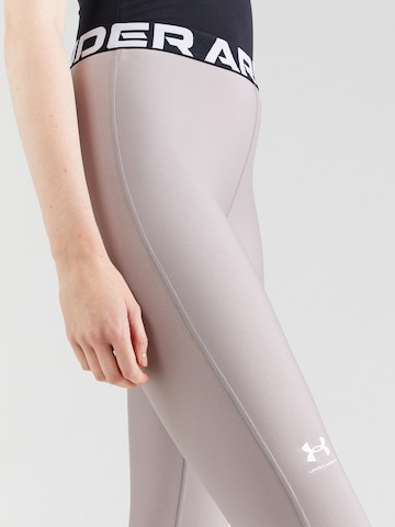 UNDER ARMOUR Skinny Sports trousers 'Authentics' in Grey