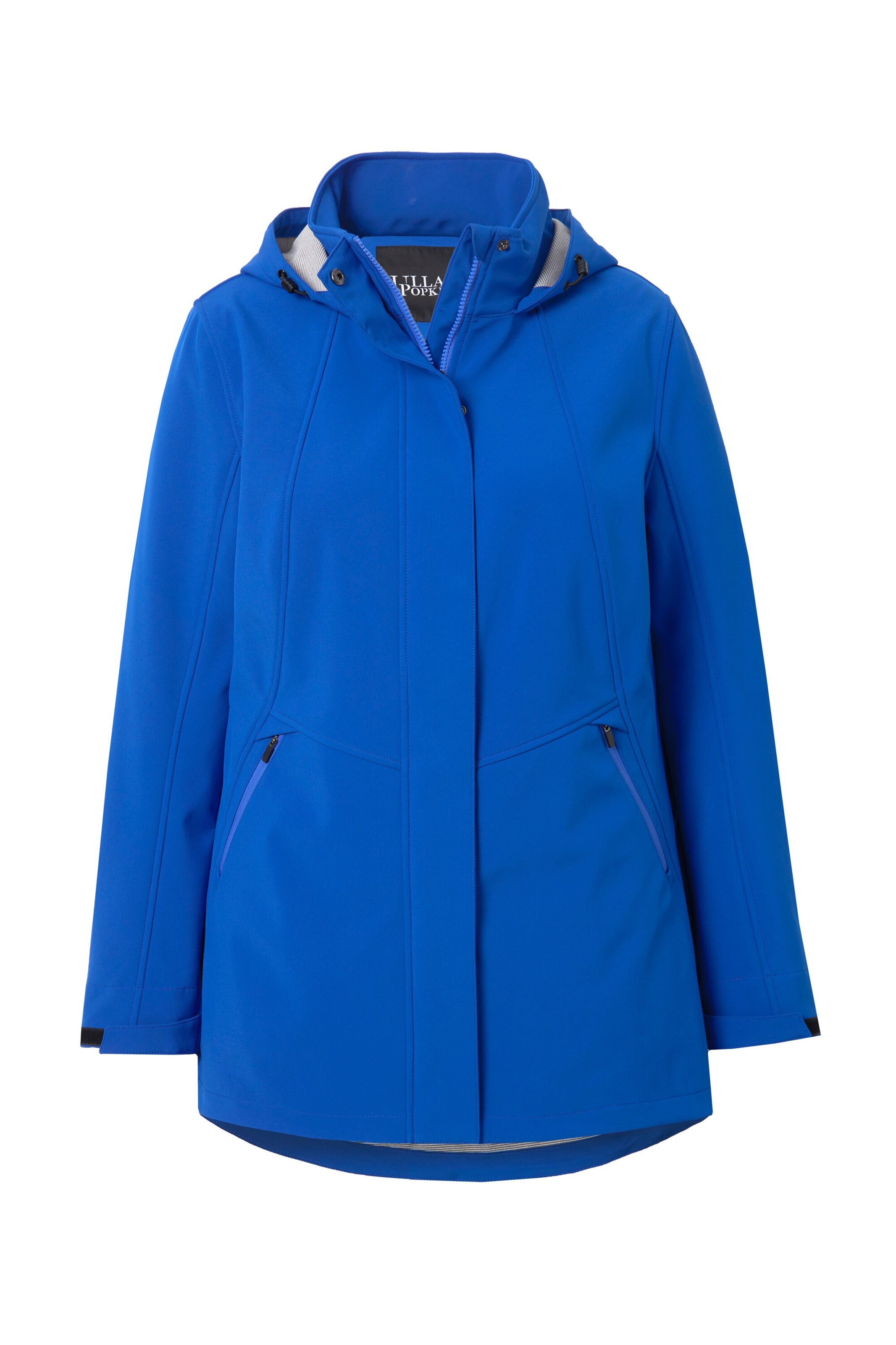 Ulla Popken Functionele jas in Blauw: voorkant