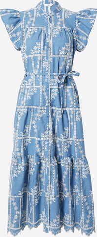 Robe-chemise 'OBJCHINNA' OBJECT en bleu : devant