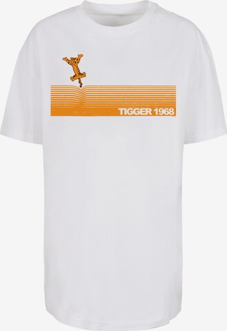 F4NT4STIC Shirt 'Disney Winnie The Pooh Tigger 1968' in White: front