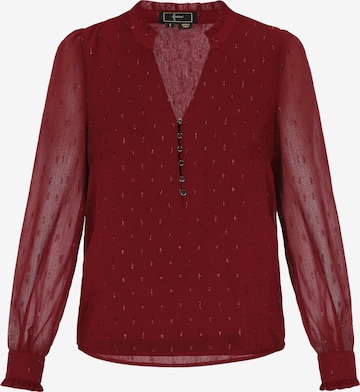 faina - Blusa en rojo: frente