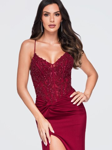 Ombre Abendkleid‌‌‌‌ in Rot