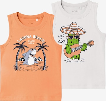 T-Shirt 'Vagno' NAME IT en orange : devant