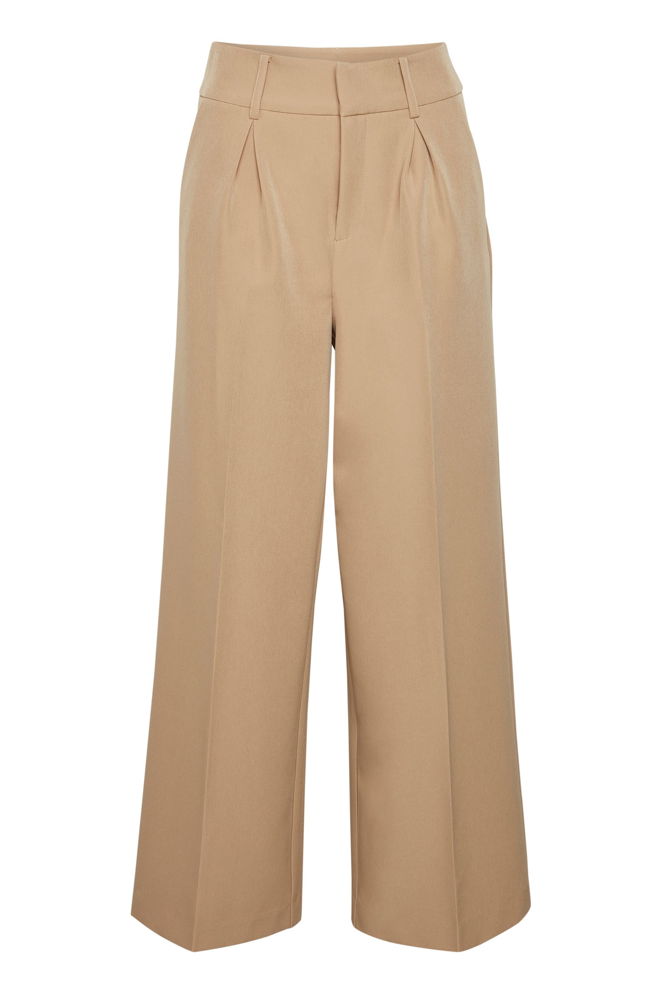 ICHI Bundfaltenhose 'Lexi' in braun, Produktansicht