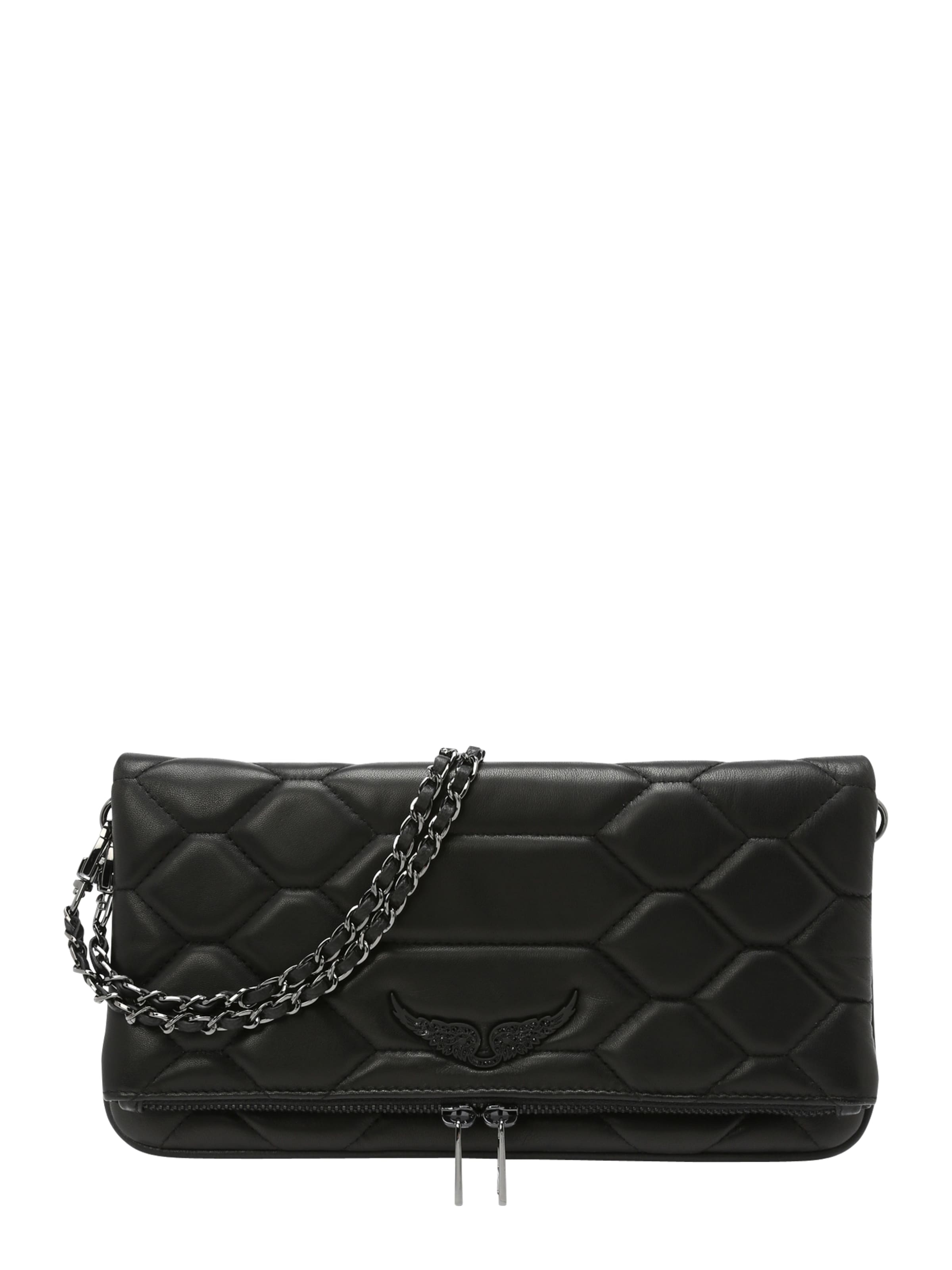 Zadig & Voltaire Skuldertaske 'ROCK' i sort: forside