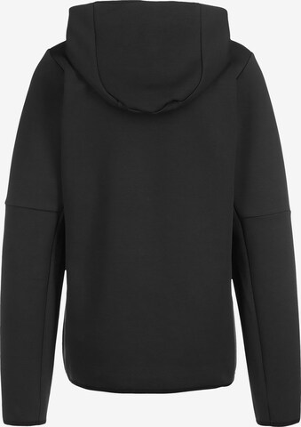 OUTFITTER Athletic Zip-Up Hoodie 'Ocean Fabrics Tahi' in Black