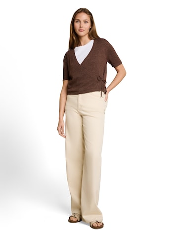 TOM TAILOR DENIM Strickjacke in Braun