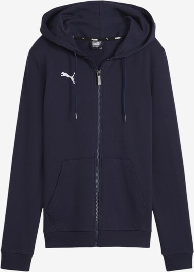 PUMA Sportsweatjacke in blau / weiß, Produktansicht