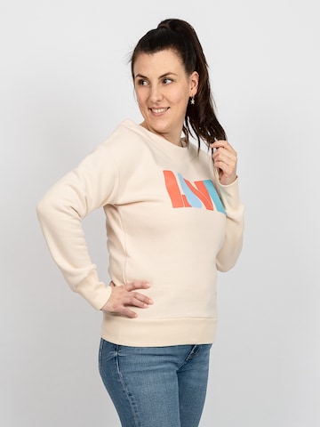 Sweat-shirt 'Kuloontje' salzhaut en beige