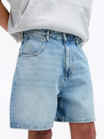 Largi Jeans de la Pull&Bear pe albastru