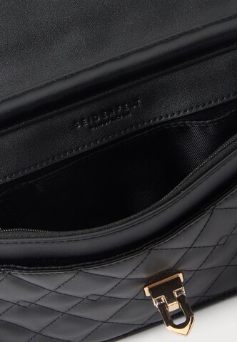Seidenfelt Umhängetasche in Schwarz